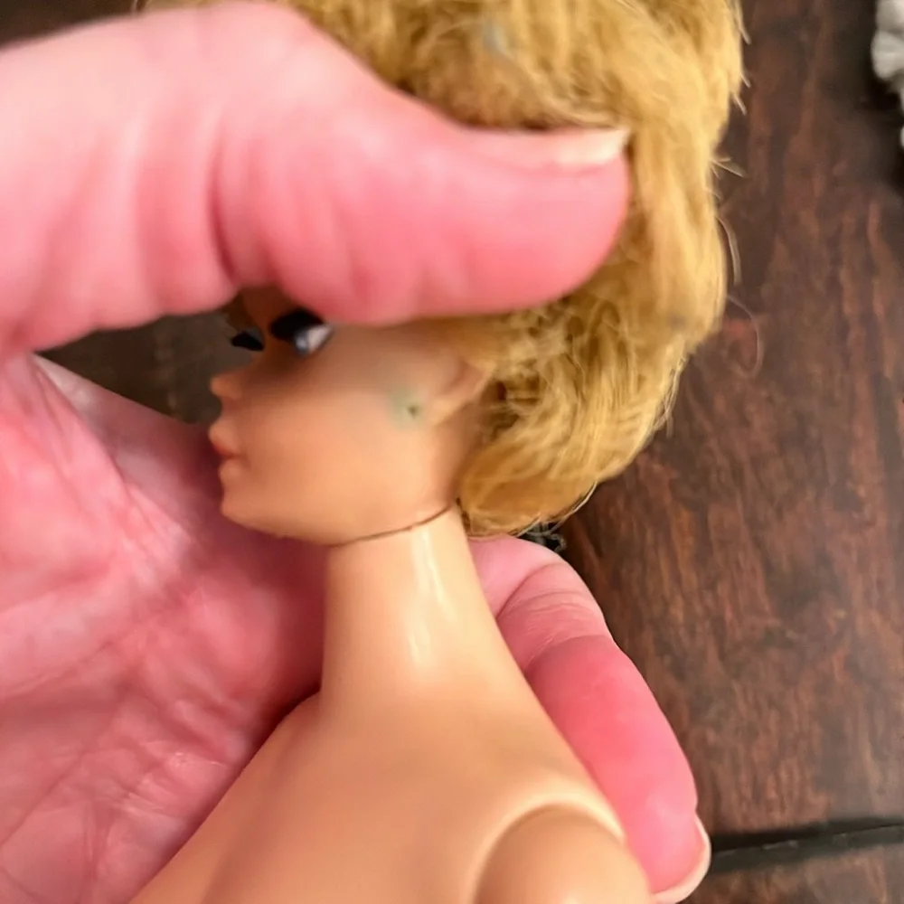 1958 BARBIE 1962  DOLL JAPAN BUBBLE CUT HAIR STRAWBERRY BLONDE GINGER